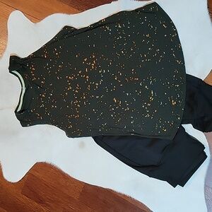 Target Green & Rose Gold Tank M